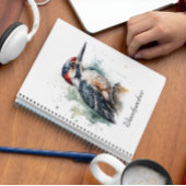 Wasserfarbenwaldspecht Notizblock