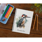 Wasserfarbenwaldspecht Notizblock