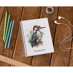 Wasserfarbenwaldspecht Notizblock