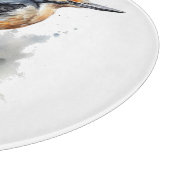 Wasserfarbenwaldspecht Schneidebrett (Ecke)