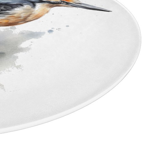 Wasserfarbenwaldspecht Schneidebrett (Ecke)