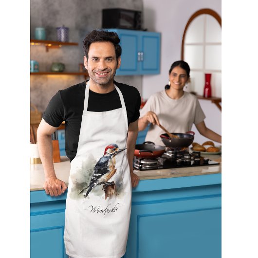 Wasserfarbenwaldspecht Schürze