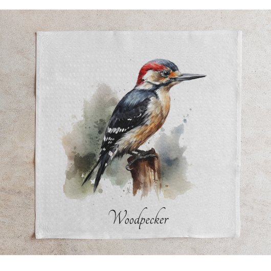 Wasserfarbenwaldspecht Serviette