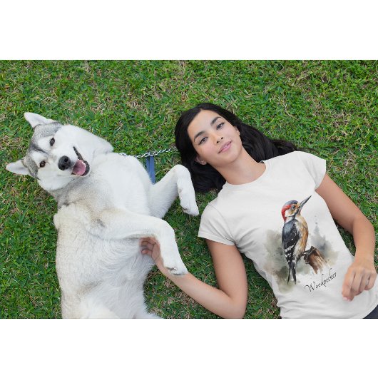 Wasserfarbenwaldspecht T-Shirt