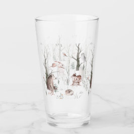 Wasserfarbenwaldtiere Glas