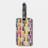 Wasserfarbenwatte Gepäckanhänger (Rückseite vertikal)