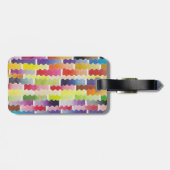 Wasserfarbenwatte Gepäckanhänger (Rückseite horizontal)