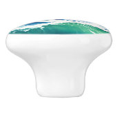Wasserfarbenwelle Keramikknauf (Seitenansicht)