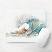 Wasserfarbenwelle Mousepad (Mit Mouse)