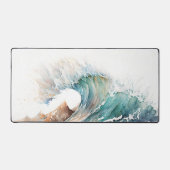 Wasserfarbenwelle Schreibtischunterlage (Vorderseite)