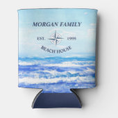 Wasserfarbenwellen Dosenkühler (Vorderseite)