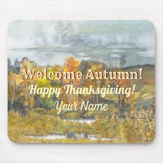 Wasserfarbenwelt im Fall Mousepad (Vorne)