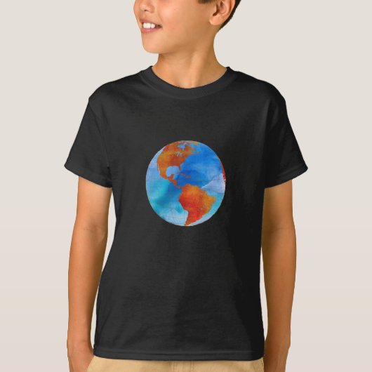 Wasserfarbenwelt T-Shirt (Vorderseite)