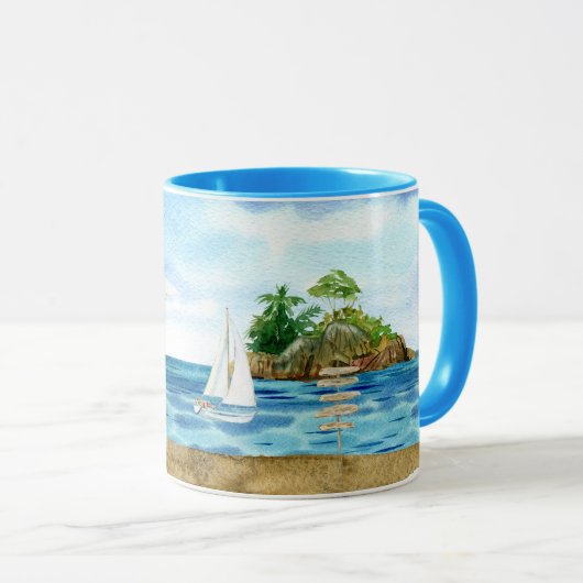 Wasserfarbenwelt Tasse (VorderseiteRechts)