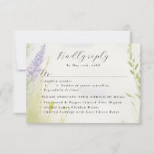 Wasserfarbenwelt Wolken UAWG w Wahlmöglichkeiten RSVP Karte (Vorderseite)