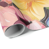 Wasserfarbenwiese Bliss Geschenkpapier (Rolleneckpunkt)