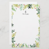 Wasserfarbenwiese Briefpapier (Vorne/Hinten)