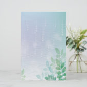 Wasserfarbenwiese Briefpapier (Stehend Vorderseite)