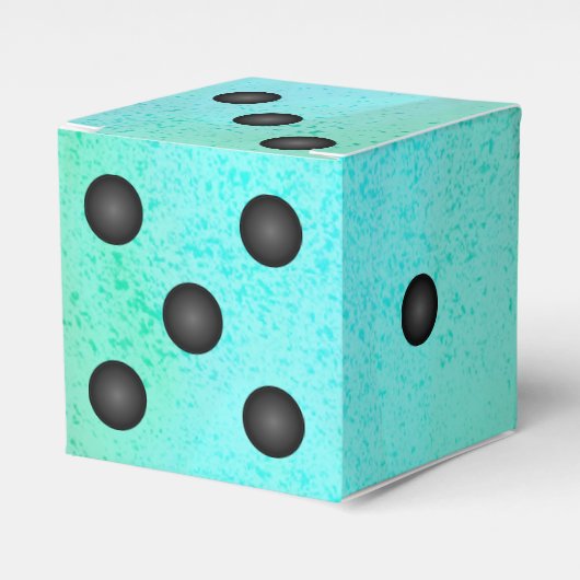 Wasserfarbenwürfel oder Die Hochzeitsparty Gefälli Geschenkschachtel (Vorderseite)