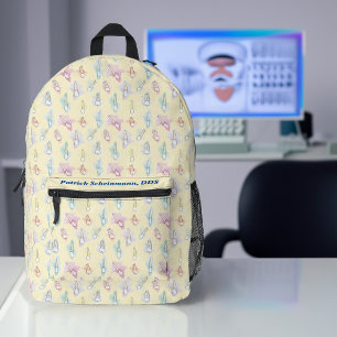 Wasserfarbenzähne Bedruckter Rucksack
