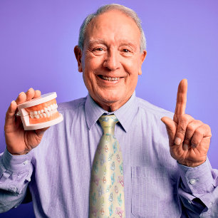 Wasserfarbenzähne Krawatte