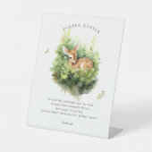 Wasserfarbenzeichen Sockelschild (Vorderseite)