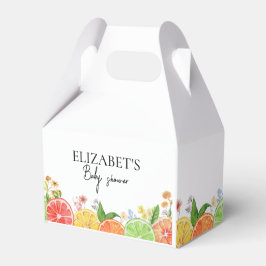 Wasserfarbenzitrus Kleine Süsse Kinderdusche Geschenkschachtel