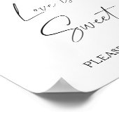 Wasserfarbenzitrus - Liebe ist süß, Leckerei Poster (Ecke)