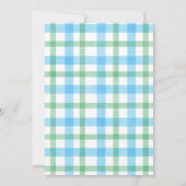 Wasserfarbenzug Kinderdusche Einladung (Rückseite)