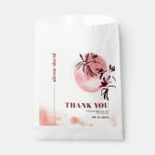 Wasserfarbenzweig Japandi Vielen Dank für Ihre Hoc Geschenktütchen (Vorderseite)