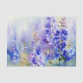 Wasserfarbfeld Blume-Delphinium (D) Seidenpapier (Vorderseite)