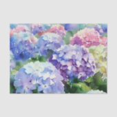 Wasserfarbfeld Blume-Hydrangea (A) Seidenpapier (Vorderseite)