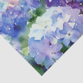 Wasserfarbfeld Blume-Hydrangea (A) Seidenpapier (Ausschnitt)