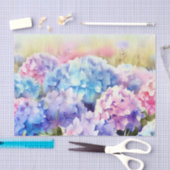 Wasserfarbfeld Blume-Hydrangea (C) Seidenpapier (Handwerk)