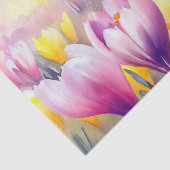 Wasserfarbfeld Blume-Krokus (D) Seidenpapier (Ausschnitt)