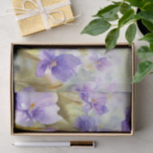 Wasserfarbfeld Blume-Violet (C) Seidenpapier (Geschenk)