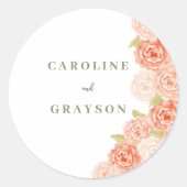 WASSERFARBFLUSSBREITE RUNDER AUFKLEBER (Vorderseite)