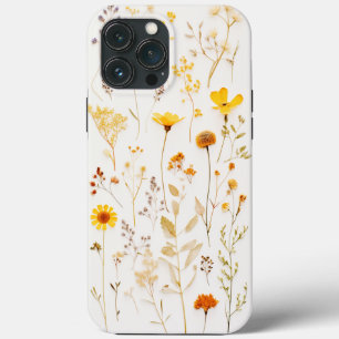 Wasserfarbige gepresste getrocknete Wildblumen Case-Mate iPhone Hülle