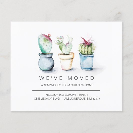 Wasserfarbige gepunktete Pflanze verschieben Flyer (Vorne)