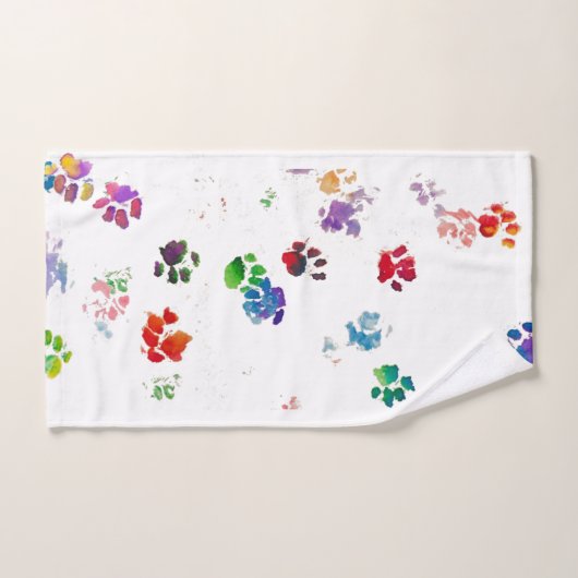 Wasserfarbige Kittpfähle Handtuch (Handtuch)