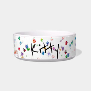 Wasserfarbige Kittpfähle Napf