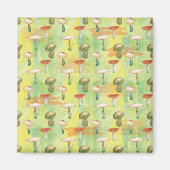 Wasserfarbige Pilzverglasung Magnet (Vorne)