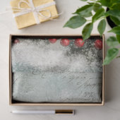 Wasserfarbige Weihnachtskerzen Heilige Rote Beere Seidenpapier (Geschenk)