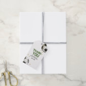 Wasserfarbiger Fußball Geschenkanhänger (Mit Garn)