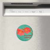 Wasserfarbiger Sakura-Blossom Magnet (In Situ (Geschirrspüler))