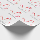 Wasserfarbiges Canes-Muster Geschenkpapier (Ecke)