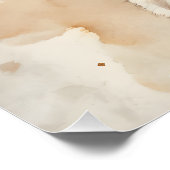 Wasserfarbiges Cougar 3 Poster (Ecke)