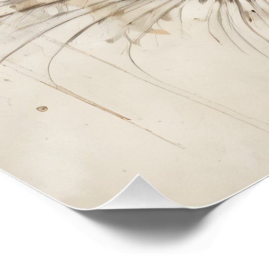 Wasserfarbiges Cougar 7 Poster (Ecke)