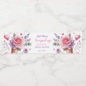 Wasserfarbiges Eiscreme-Brautparty Wasserflaschenetikett (Einzelnes Label)