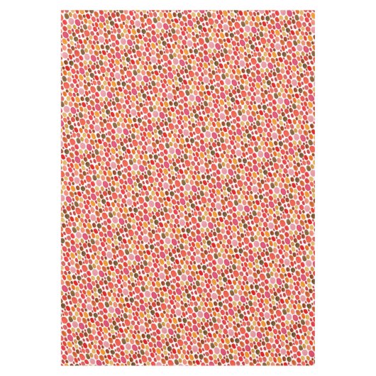 Wasserfarbiges Muster für Konfetti-Dots Tischdecke (Vorderseite)